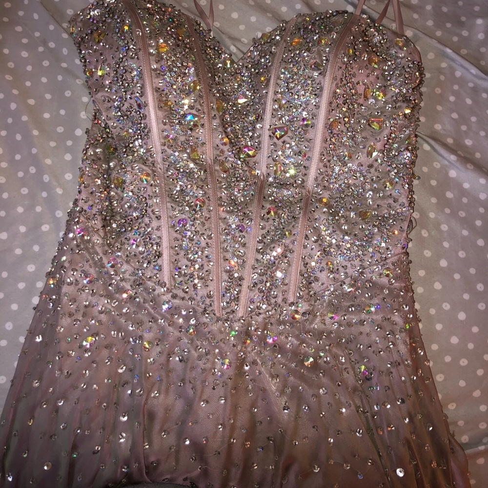 Jeweled Prom Dress